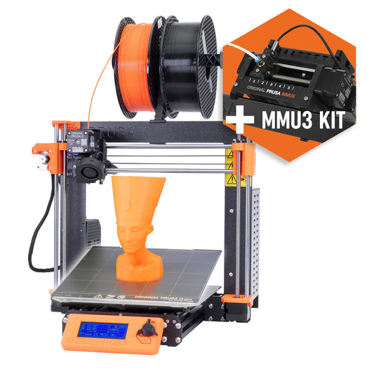 Original Prusa i3 MK3S+ Assembled 3D Printer and MMU3 kit bundle